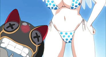 Una joven rubia ayuda a los soldados a sobrevivir a las dificultades del servicio militar