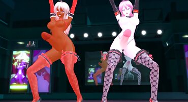 La mañana para la morena rusa Krali comenzó con dos pollas en el anal y el coño